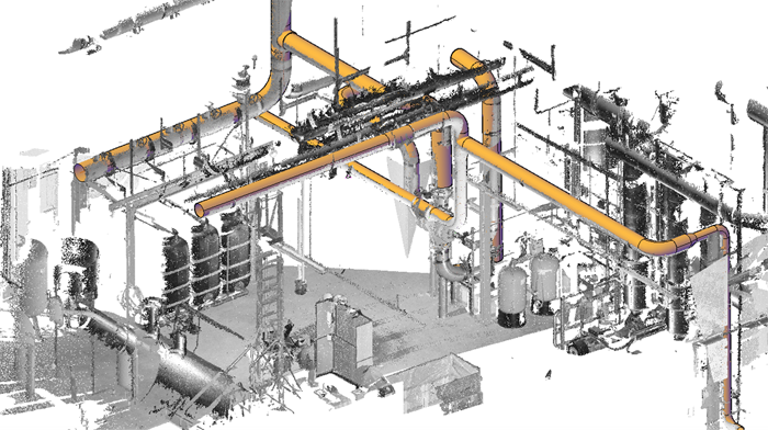 building model from point cloud scan